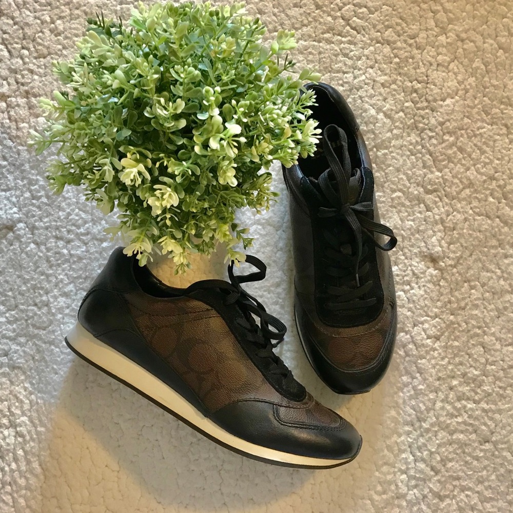 Coach Brown/Black Rebecca Tennis Sneakers (8)